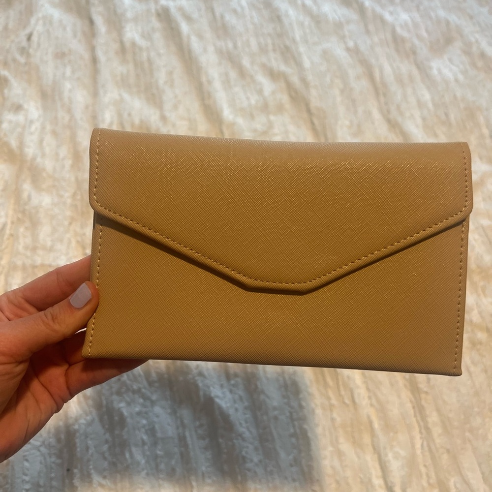 Tan Travel Wallet